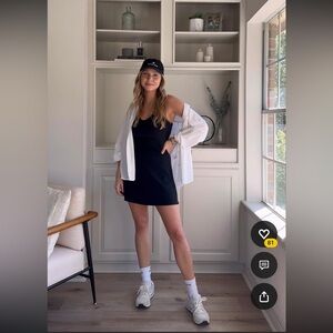 Athleta Black tank dress